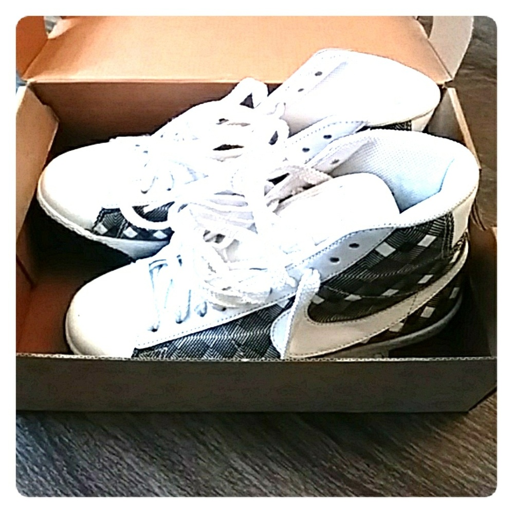 Womens blazer high top sneakers